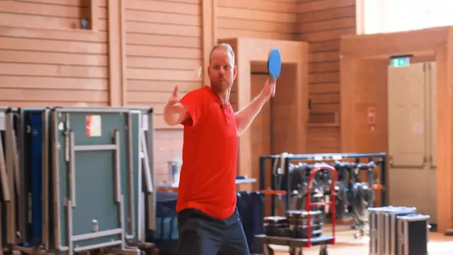 Video thumbnail for Longest table tennis serve - 18.485 metres by Otto Tennilä