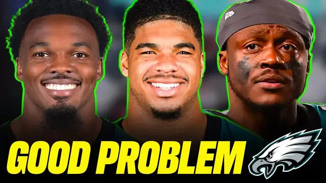 'Video thumbnail for A to Z Sports Philadelphia Eagles: eagles' dilemma! nakobe dean's return, jihaad campbell's rise, and aj brown's apology'