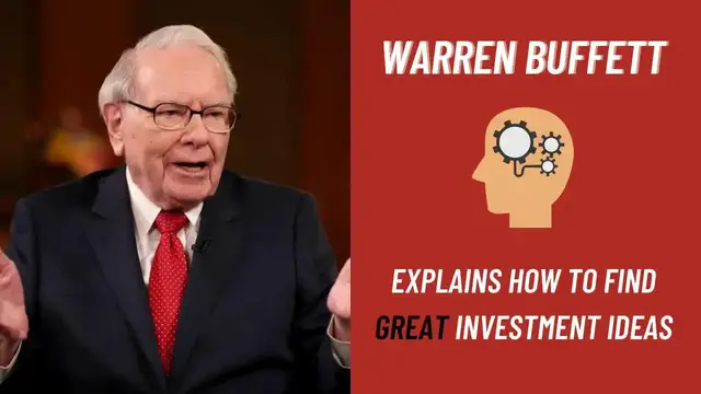 Video thumbnail for investor center: warren buffett's secret to finding great investment ideas: business knowledge & financial analysis
