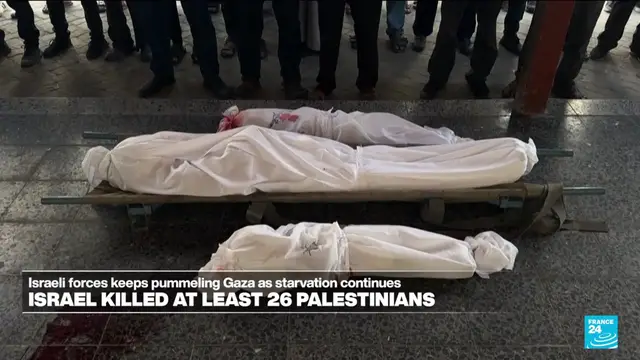 'Video thumbnail for MSF: Children in Gaza facing displacement, starvation and death require 'much wider nexus of needs''