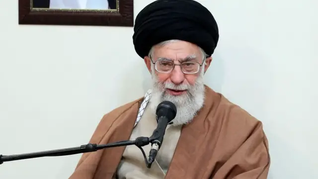 Video thumbnail for Iran’s Khamenei says rioters ‘must be put in their place’ amid protests