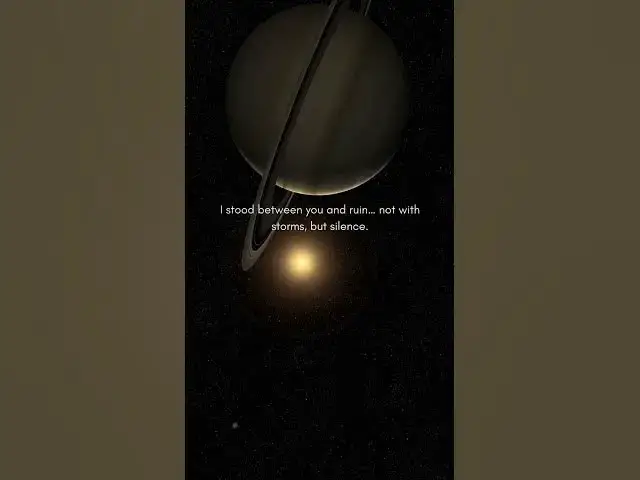 'Video thumbnail for “Silent Celestial Shield” #saturn #space #astronomy #fyp #reels #viral #planet'