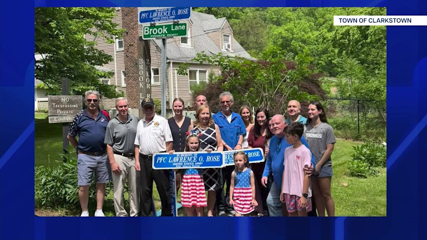 Video thumbnail for Clarkstown renames street in honor of late Vietnam War veteran