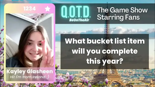 Video thumbnail for Our Favorite Answers: Disneyland and Paris are on Kayley's bucket list!