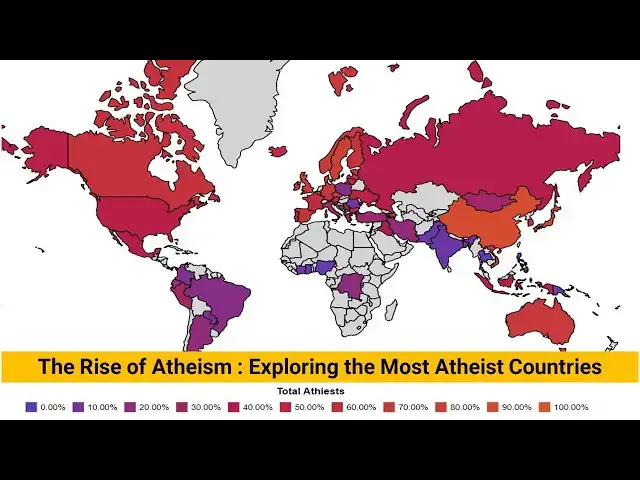 Video thumbnail for The Rise of Atheism : Exploring the Most Atheist Countries