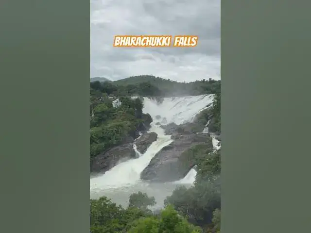 Video thumbnail for Bharachukki falls in karnataka #shortvideo #falls