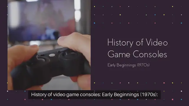 Video thumbnail for History of video game consoles
