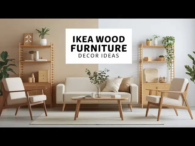 Video thumbnail for ✨ 50+ IKEA Wood Furniture Decor Ideas | Modern & Cozy Style 🪵🏡