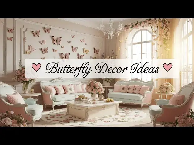 Video thumbnail for 🦋 50+ Butterfly Theme Decor Ideas | Whimsical & Elegant Home Style 🌸