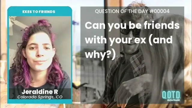 Video thumbnail for Jeraldine says being friends with her ex wouldn't make sense!