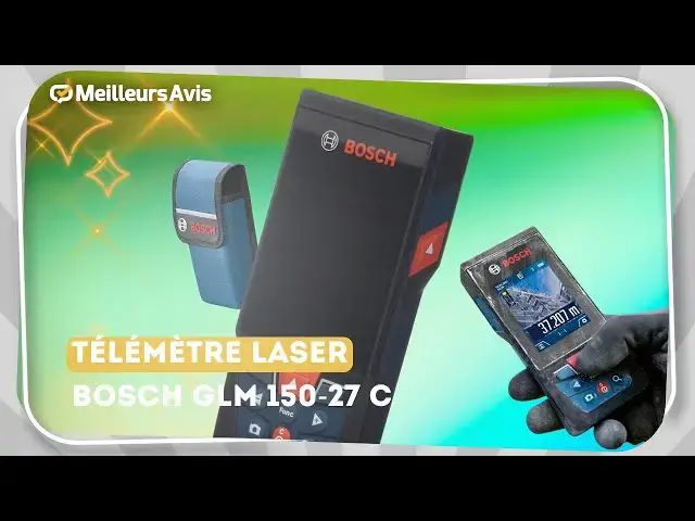 Video thumbnail for Télémètre Laser Bosch GLM 150-27 C : Précision et Performance Jusqu’à 150 m