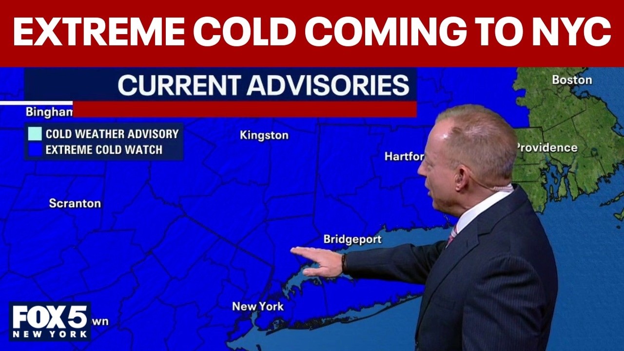 Video thumbnail for Sub-zero wind chills in NYC later this week