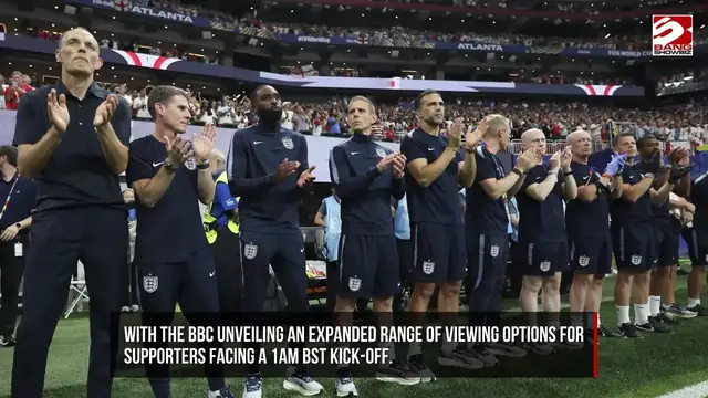 Video thumbnail for BBC unveils a broadcast schedule for fans to watch a full England match against Mexico