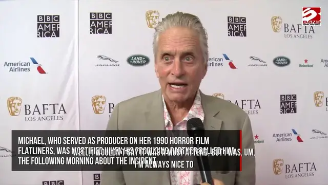 Video thumbnail for Michael Douglas reveals drunken interaction with Julia Roberts that left him mortified.