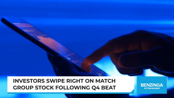 Video thumbnail for Match Group Shares Jump