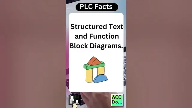 Video thumbnail for PLC Facts - Programmed using other languages such as...