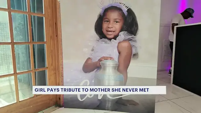 Video thumbnail for Six-year-old pays tribute to mother she never met