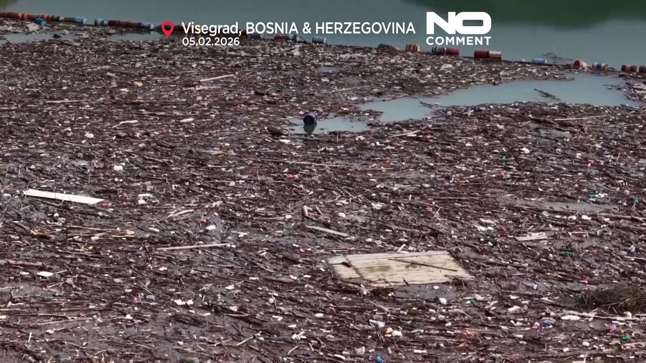 Video thumbnail for Plastic, sofas, medical waste: Bosnia’s river nightmare returns