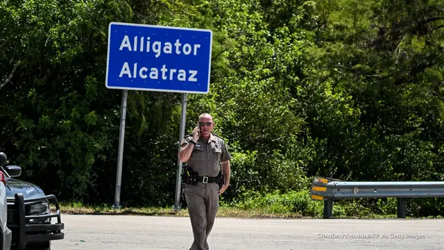 'Video thumbnail for Appeals court permits ‘Alligator Alcatraz’ detention site to remain open'
