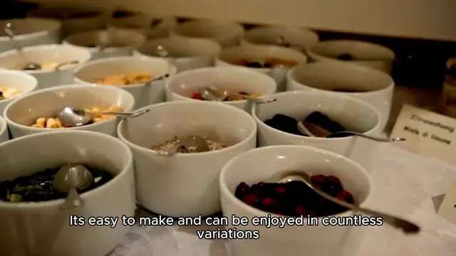 'Video thumbnail for porridge recipe'