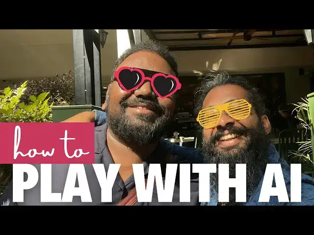 'Video thumbnail for how to play with AI - philosophical tête-à-tête with Tarun RS'