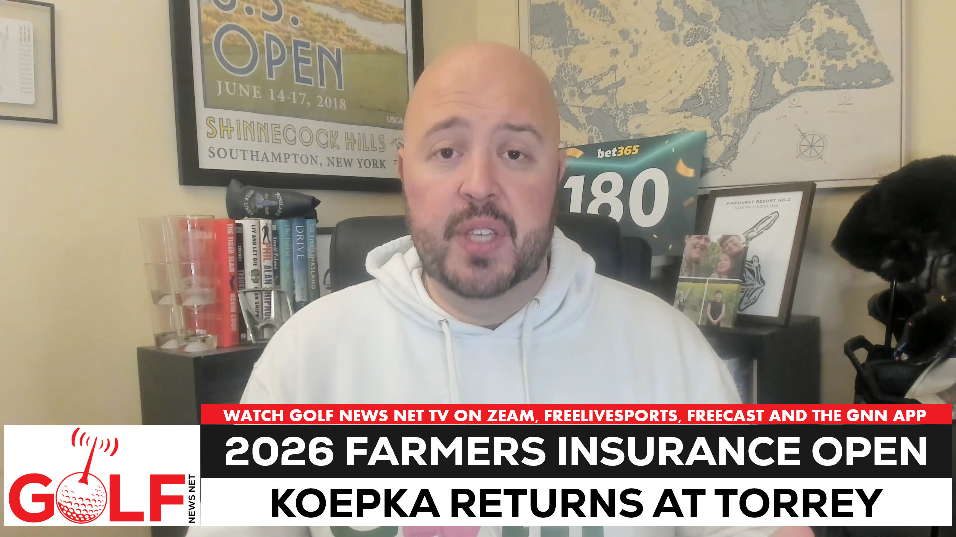 Video thumbnail for Brooks Koepka's PGA Tour return starts at 2026 Farmers Insurance Open