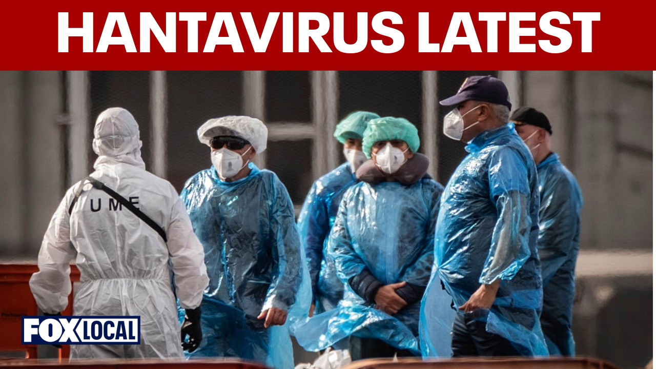 Video thumbnail for Hantavirus latest: Americans disembark cruise and head home for quarantine