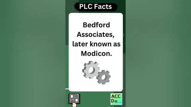 Video thumbnail for PLC Facts - First introduced in 1968 by...