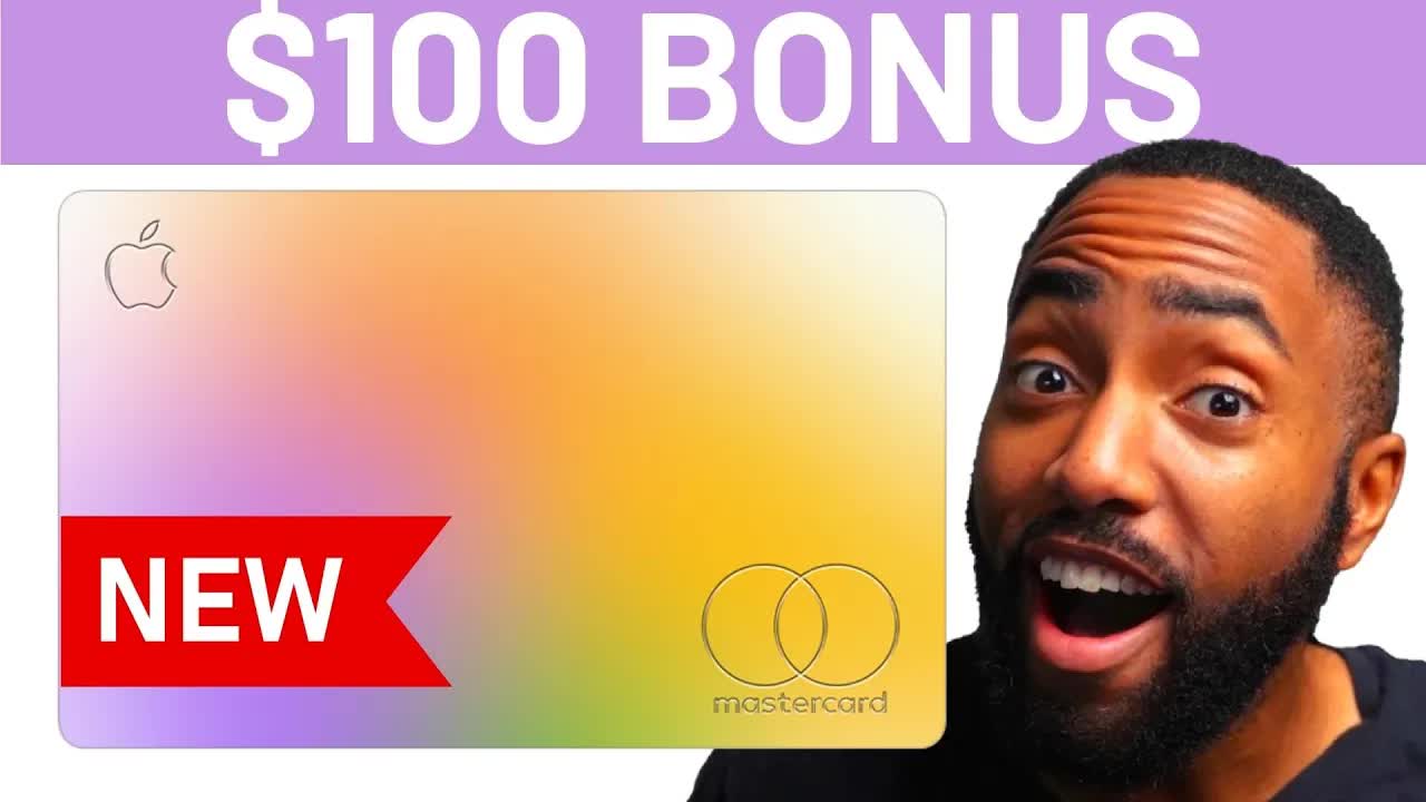Video thumbnail for cal barton: apple card $100 bonus & best credit card rewards explained