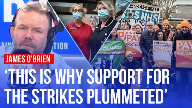 Video thumbnail for James O'Brien: Why I'm against the doctors' strikes