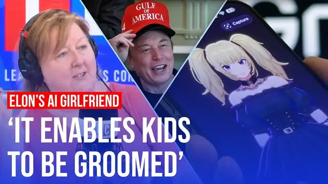 Video thumbnail for Why Elon Musk's 'flirty AI chatbot' might actually be dangerous | LBC