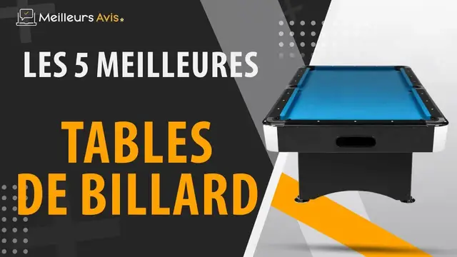 Video thumbnail for ⭐️ MEILLEURE TABLE DE BILLARD - Comparatif 2023