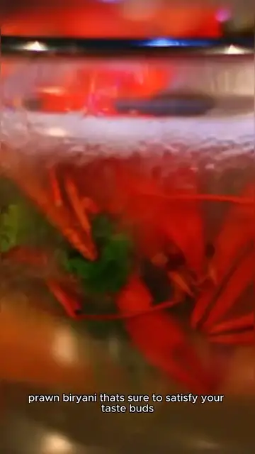 Video thumbnail for prawn biryani recipe