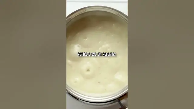Video thumbnail for Bechamel vegan e sem leite! #shorts #vegan #bechamel