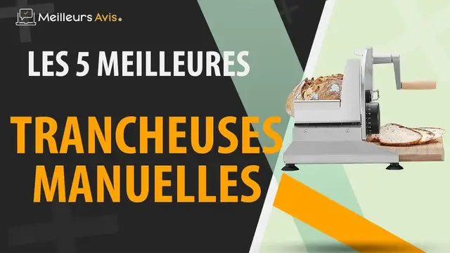 Video thumbnail for ⭐️ MEILLEURE TRANCHEUSE MANUELLE - Avis & Guide d'achat (Comparatif 2022)
