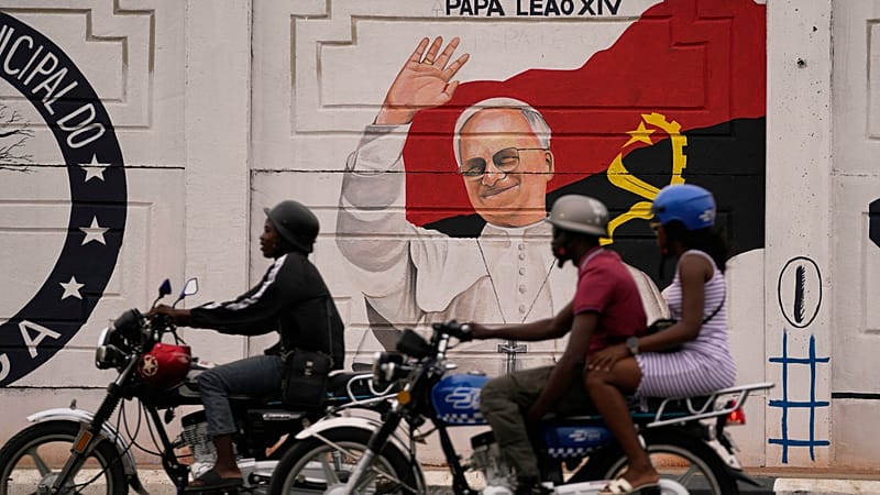 Video thumbnail for Pope Leo XIV’s Angola visit draws hope amid floods and calls for peace