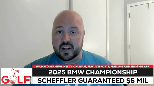 'Video thumbnail for Scottie Scheffler will earn $5 million this week, even if he finishes last'