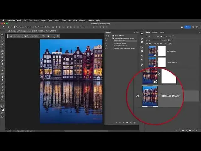 Video thumbnail for How to automatically create watercolors and other art styles with Generative Fill.
