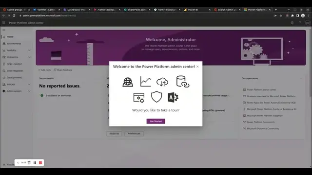 Video thumbnail for How to access all Microsoft 365 admin centers