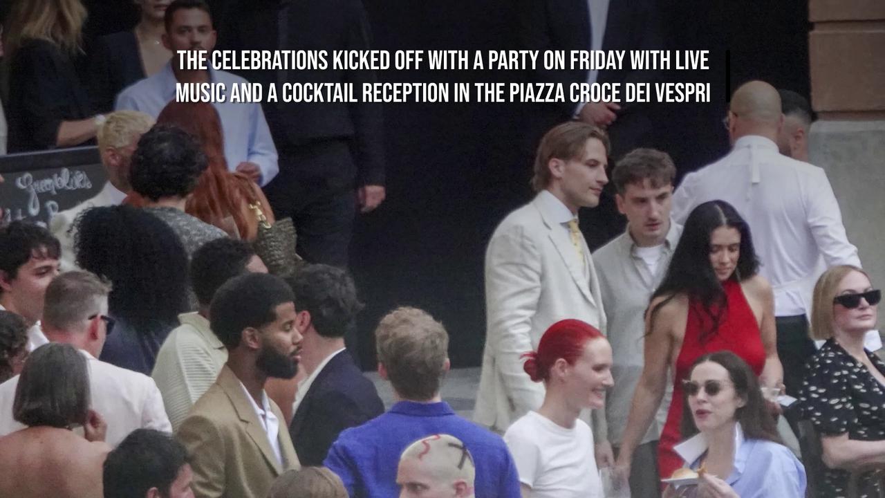 Video thumbnail for IN CASE YOU MISSED IT: Dua Lipa and Callum Turner marry again in Sicily.