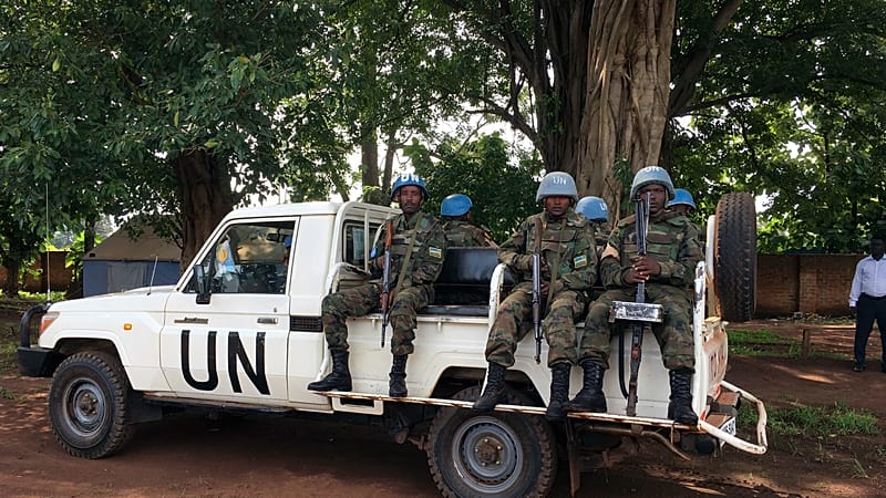 Video thumbnail for Ethiopian peacekeepers in South Sudan awarded United Nations Medal
