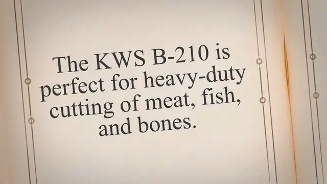 Video thumbnail for Best Meat Cutting Band Saw Review- KWS B-210 Commercial Model