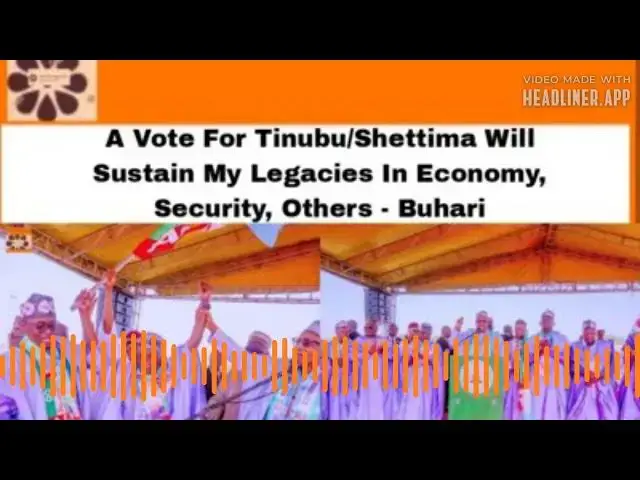 Video thumbnail for A Vote For Tinubu/Shettima Will Sustain My Legacies In Economy, Security, Others - Buhari