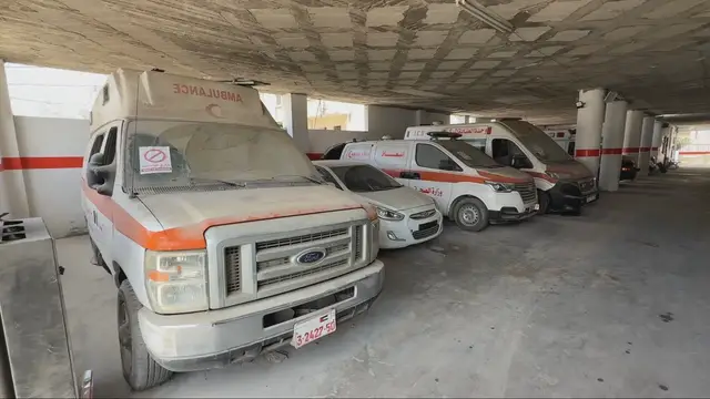Video thumbnail for Gaza ambulance shortages delay urgent care for sick and wounded Palestinians