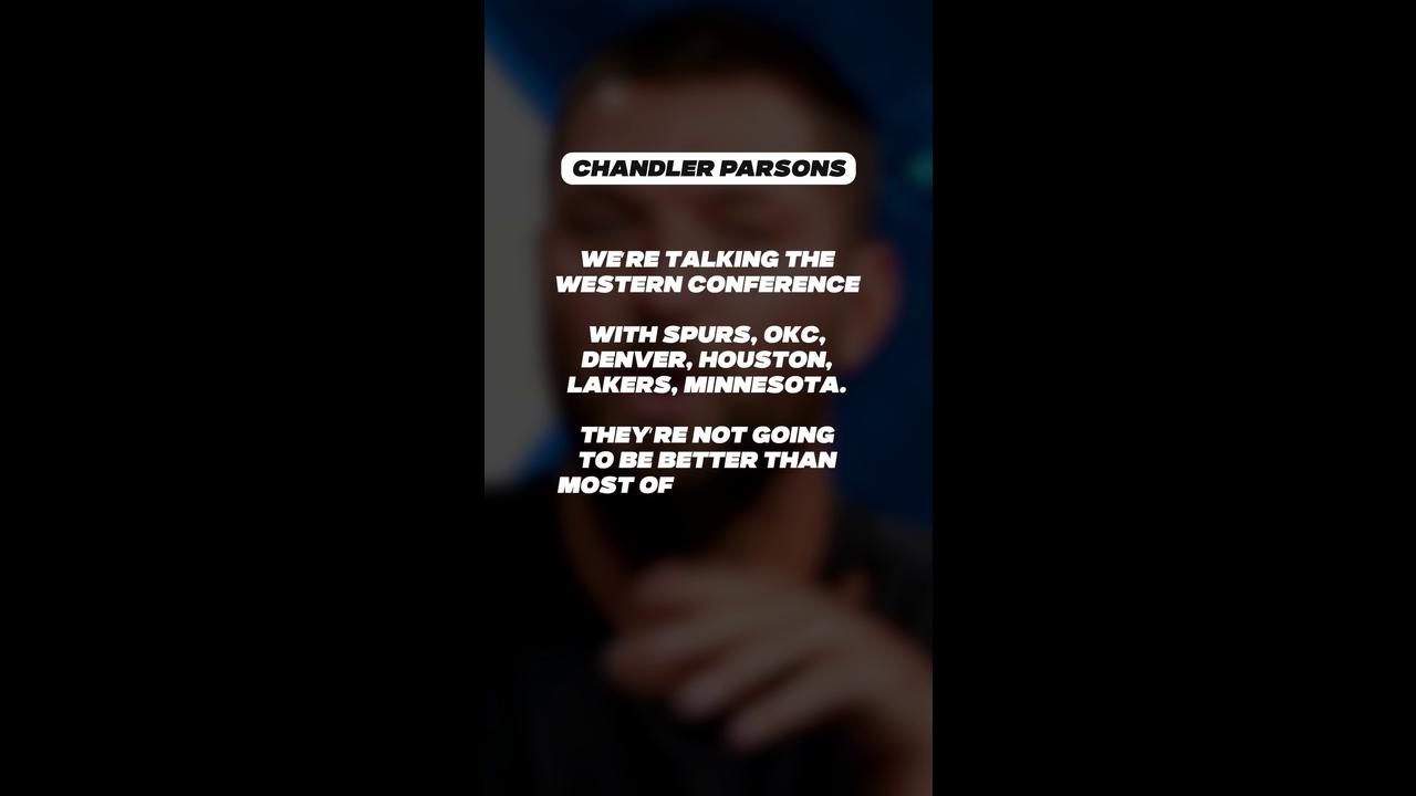 Video thumbnail for Chandler Parsons SHUTS DOWN LeBron James to Warriors Championship Hype