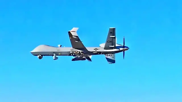 'Video thumbnail for MQ-9 Reaper • USAF Drone Aerial Footage'