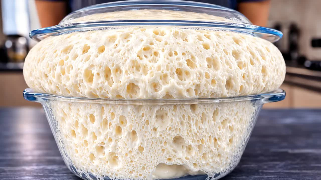 Video thumbnail for This Bread Dough Turns Into a Giant Balloon