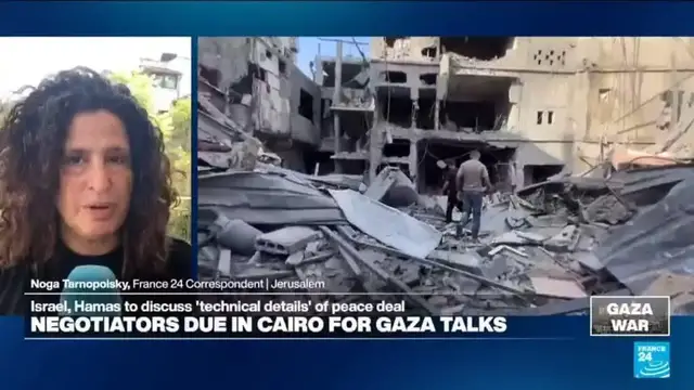 'Video thumbnail for Negotiators due in Cairo for Gaza talks: 'It's unclear what exactly they'll be talking about''