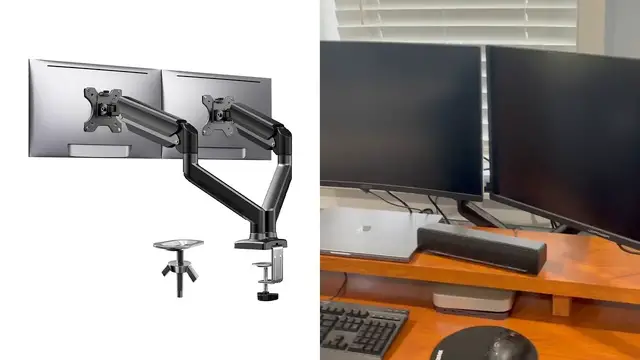 Video thumbnail for ErGear Dual Monitor Mount Setup Review