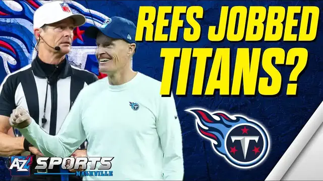 'Video thumbnail for A to Z Sports Nashville: titans week 3 disaster! how colts game refs made tennessee look stupid'
